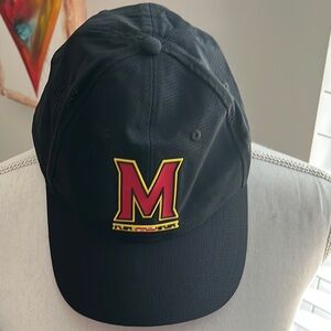 Under Armour Black Hat with University of MD Logo